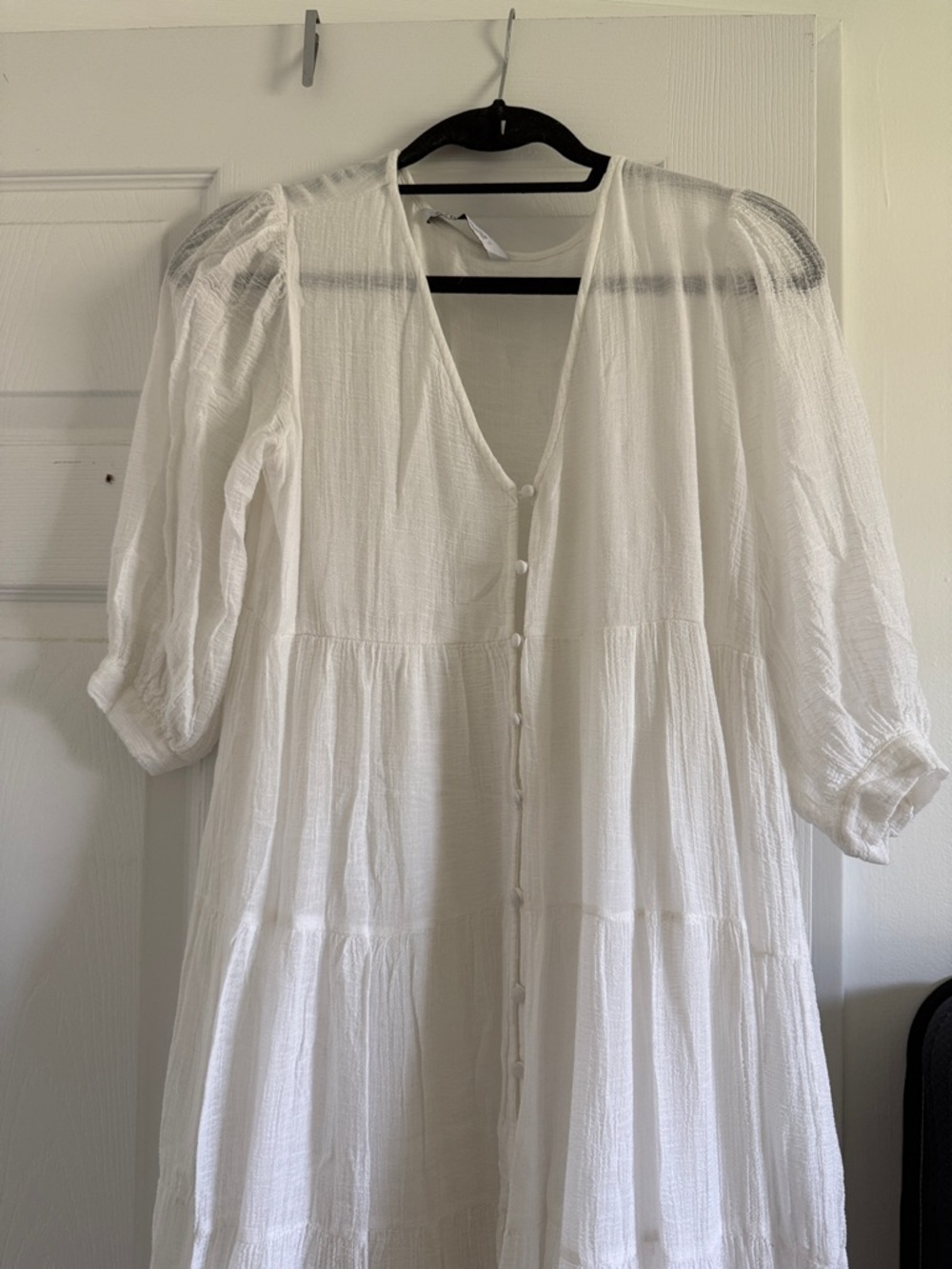 Zara cotton maxi dress